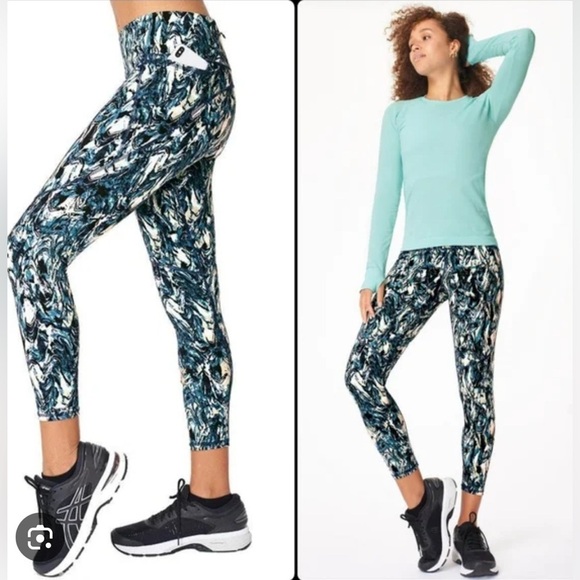 Sweaty Betty Super Sculpt 7/8 Workout Leggings Size Small - Picture 2 of 11